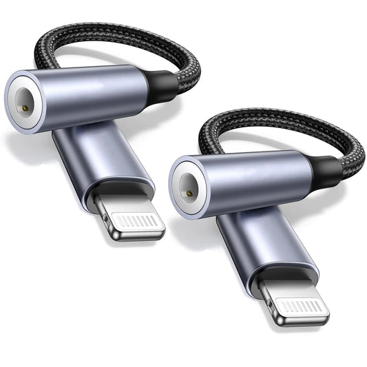 Jahobet 3.5mm Headphone Adapter (Lightning to 3.5 MM)