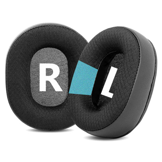 TaiZiChangQin Upgrade Ear Pads Ear Cushions Replacement Compatible with David Clark DC ONE-X Pilot Headphone Fabric Earpads Black