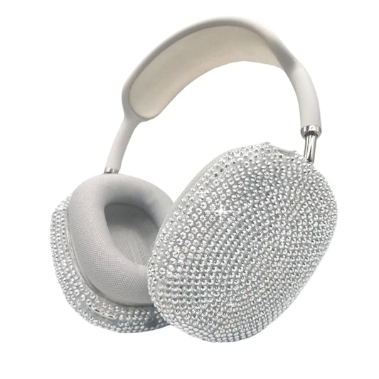 Glitter Case for Airpods Max Bling Rhinestone Encrusted Apple Headphone Cover DesignSparkling Cute Airpod pro max Ear Covers Protective Accessories