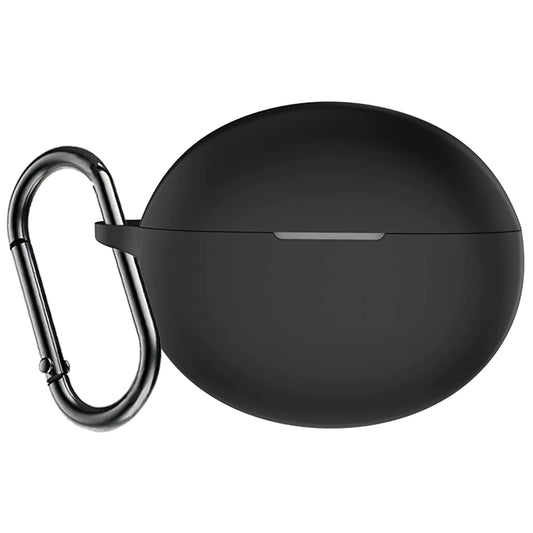 USTIYA Case for Oneplus Buds Pro 3 Wireless Headphones Protection Cover Full-Body Soft Silicone with Keychain Headphone Accessories Funda Carcasa (Black)