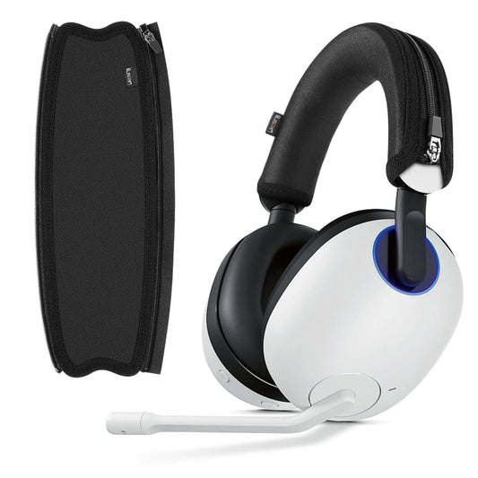 Likesing Headphone Headband Cover INZONE H9 Headphone Band Cushion Compatible with Sony INZONE H3/ H5/ H7/ H9 Headphones Thicker Sports Fabric Replacement Headband Cover Protector Pad (Black)