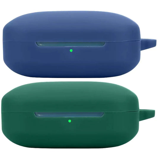 Accdeny Compatible for oneplus Buds 3 Headphone Case [Supports Wireless Charging] [Shockproof Protective Case] Silicone Headphone Case (Blue-Green)