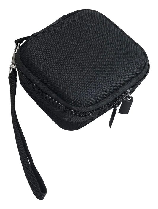 Geiomoo Compatible with Jabra Elite 4 Active Headphone Hard Carrying Case Cover Portable Shockproof Travel Protective Bag with Carabiner (Black)