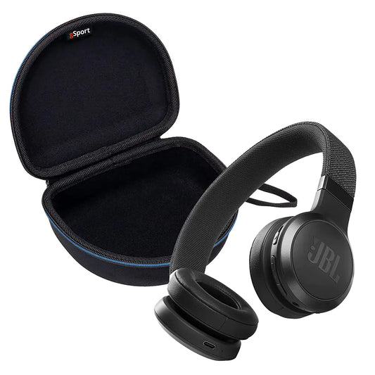 JBL Live 460NC Wireless On Ear Noise Cancelling Headphone Bundle with gSport Case (Black)
