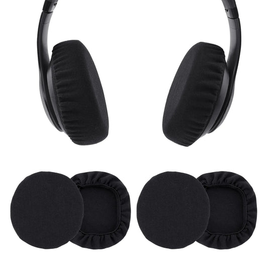 BlingKingdom 2 Pairs Headphone Earpad Covers Headphone Sweat Covers Washable and Stretchable Ear Pads Protectors for Gym Libraries Studying Gaming (9-11 cm)